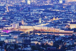 Linz bei Nacht