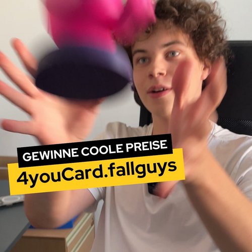 Game einen Abend lang GRATIS mit deinen Freunden bei 4youCard.fallguys! Du brauchts kein Equipment, aber kannst nice...